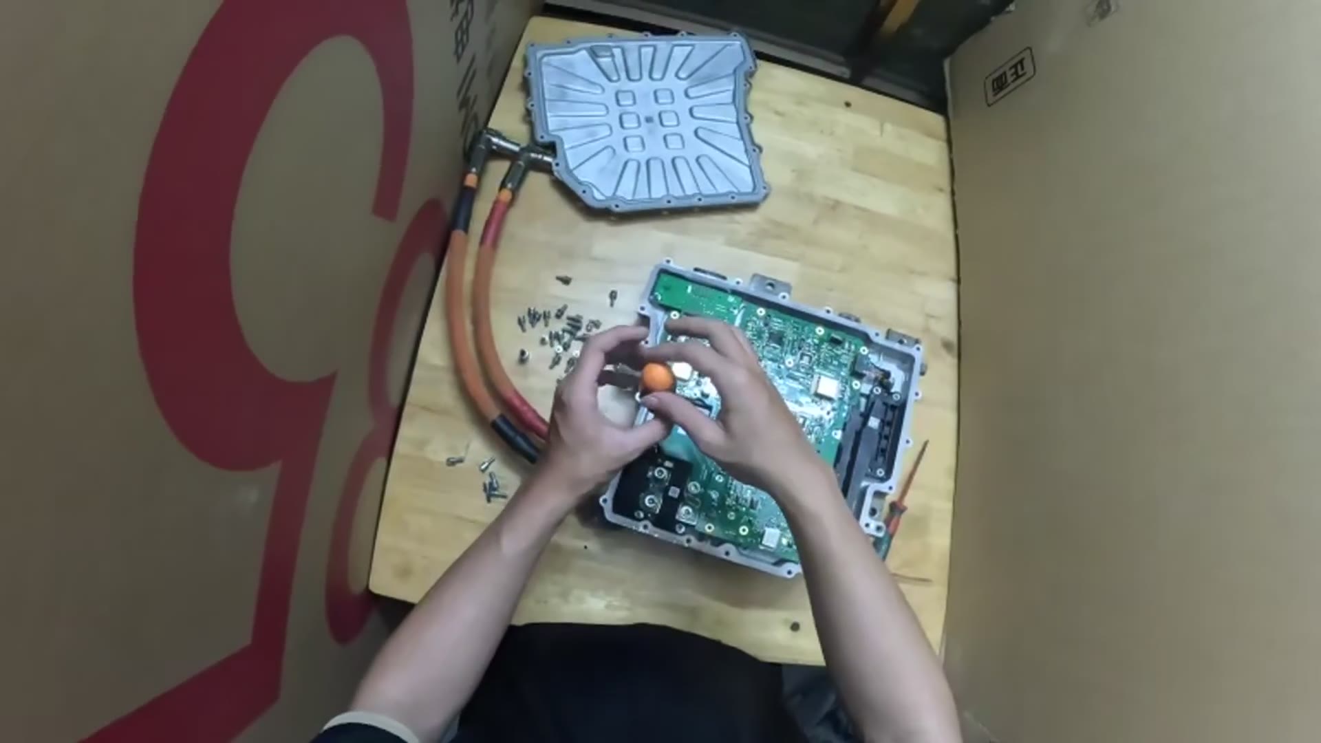 Still from a Inverter recording — Converts DC power from battery to AC for electric motor